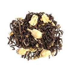 Twelve varieties of tea on the white background