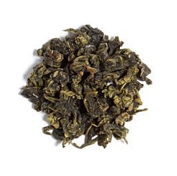 Twelve varieties of tea on the white background